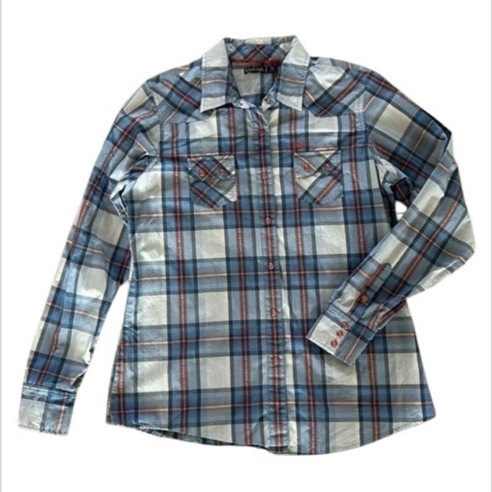 Cruel Girl size XL western pearl snap shirt